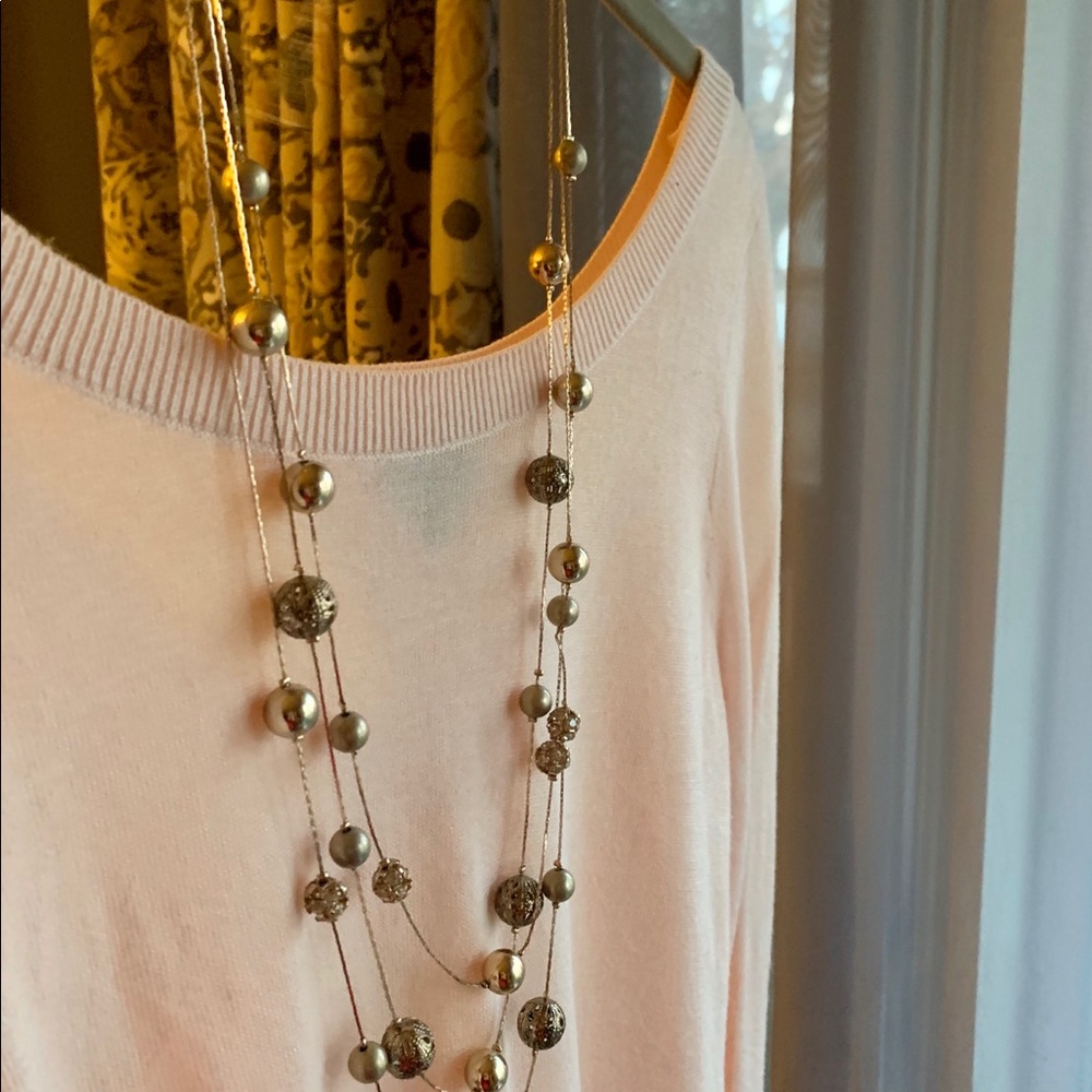 3 for $25! Express Long Triple Layer Gold Necklace